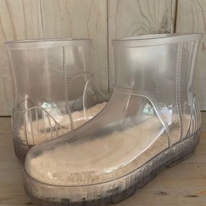 ugg drizlita clear rainboots NEW